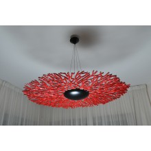 The red coral chandelier (f.s.)